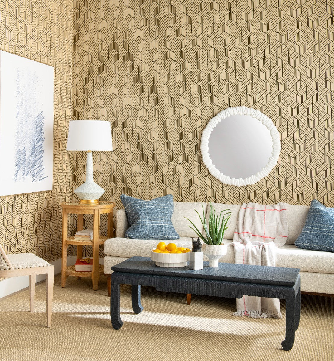 Villa & House Oporto Tall Lamp Without Shade, Moon White