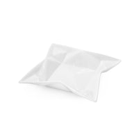 Villa & House Origami Set of 3 Catch All, Blance de Chine