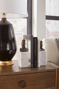 Villa & House Owl Statue Set of 2, Bronze