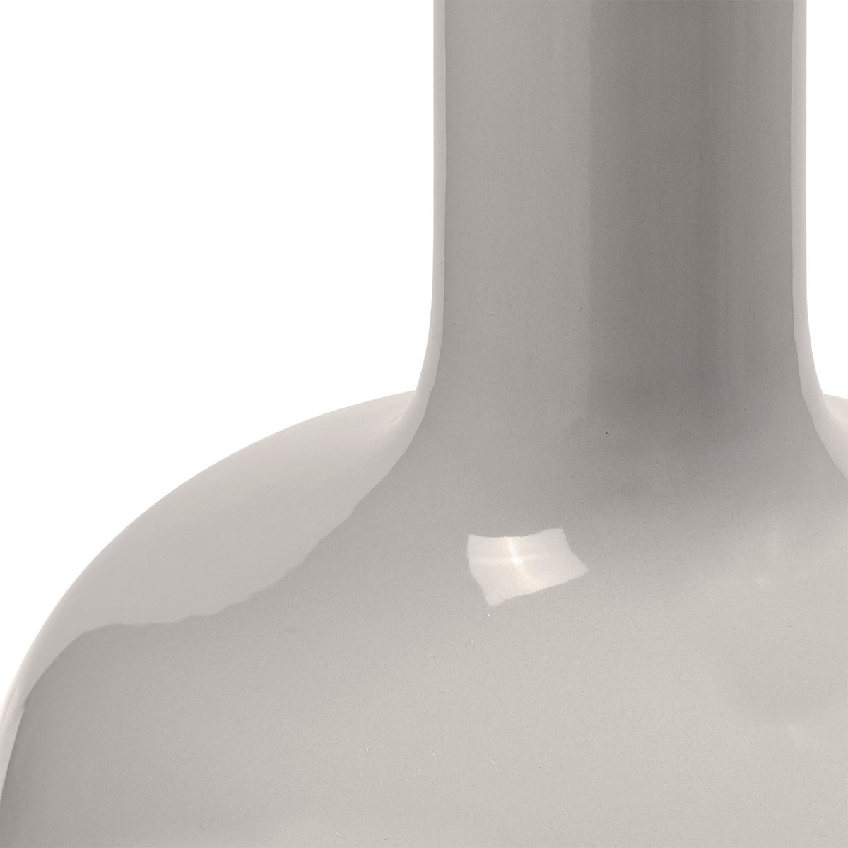 Villa & House Pablo Lamp with Shade 17-inch White Linen, with Nickel, Steel Mist