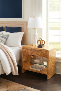Villa & House Patricia King Headboard With Ryder Bed Frame, Sand