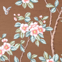 Villa & House Parchment Reverie Framed Silk Panel Pair