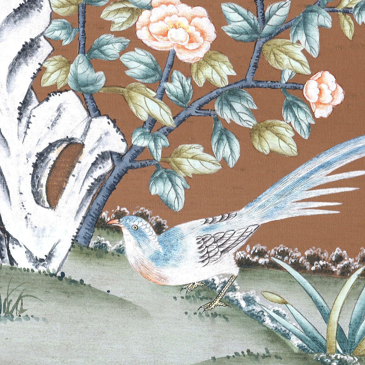 Villa & House Parchment Reverie Framed Silk Panel Pair