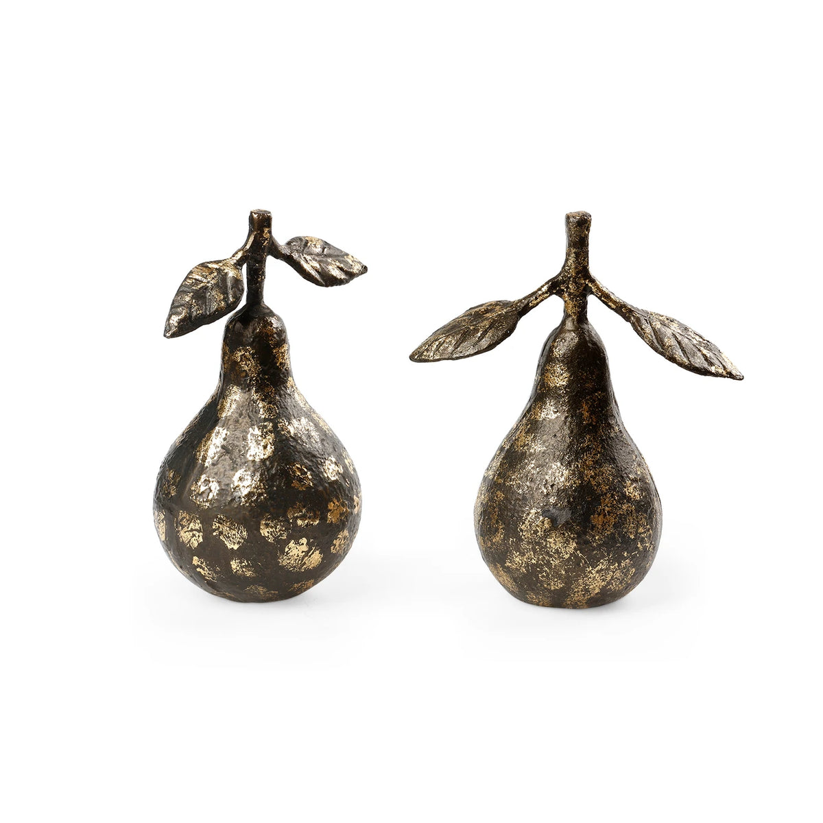 Villa & House Pears Statue Set of 2, Bronze
