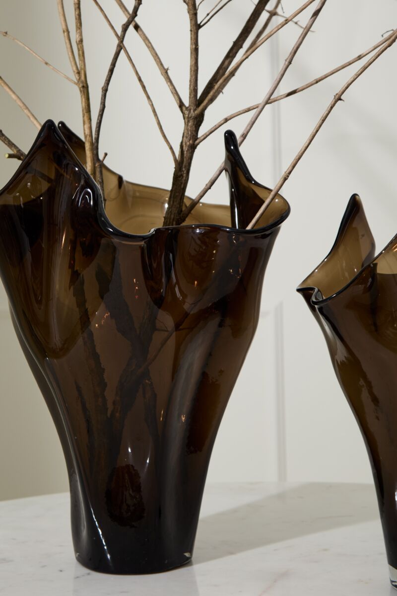 Design Shop Peaked Glass Vase 12.5"x 18.5"