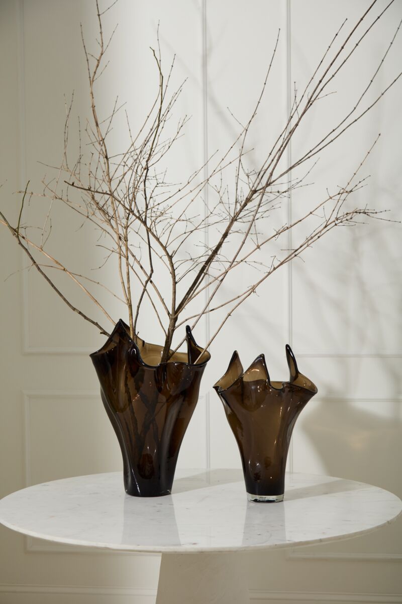 Design Shop Peaked Glass Vase 12.5"x 18.5"