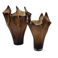 Design Shop Peaked Glass Vase 12.5"x 18.5"