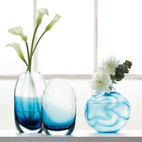 Villa & House Planeta Small Vase, Ocean Blue