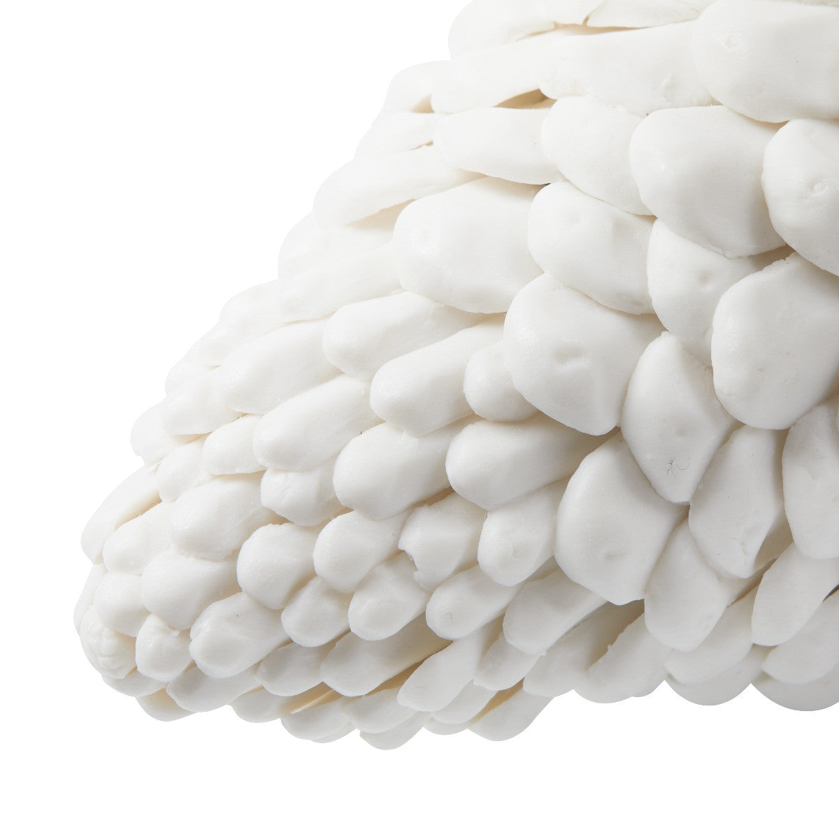 Villa & House Laying Pine Cone, Blanc de Chine