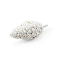 Villa & House Laying Pine Cone, Blanc de Chine