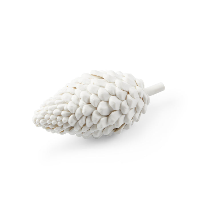 Villa & House Laying Pine Cone, Blanc de Chine