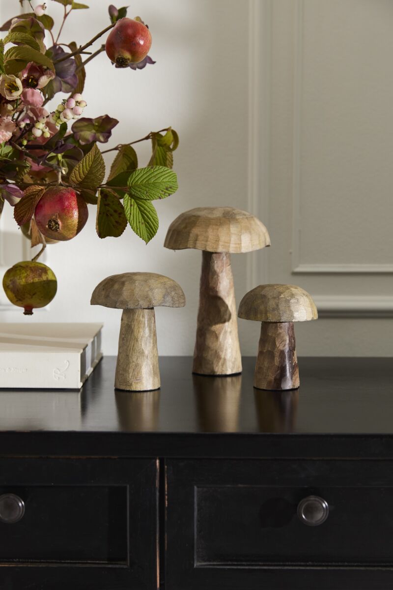 Design Shop Porcini Mushroom Set of 3 - 3"/4"/5"