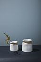 Design Shop Pottery Vase 4.25"x 4.25", Set of 2