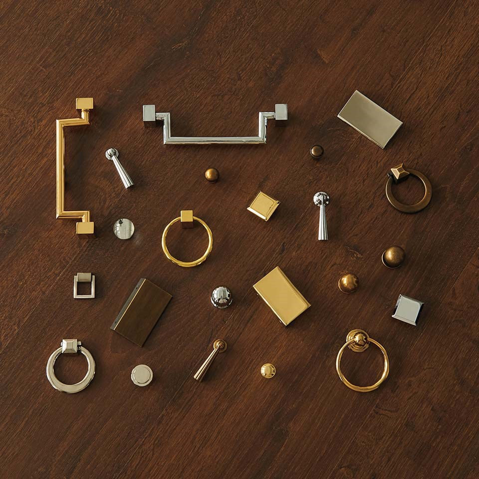 Villa & House Abigail Pull, Polished Brass