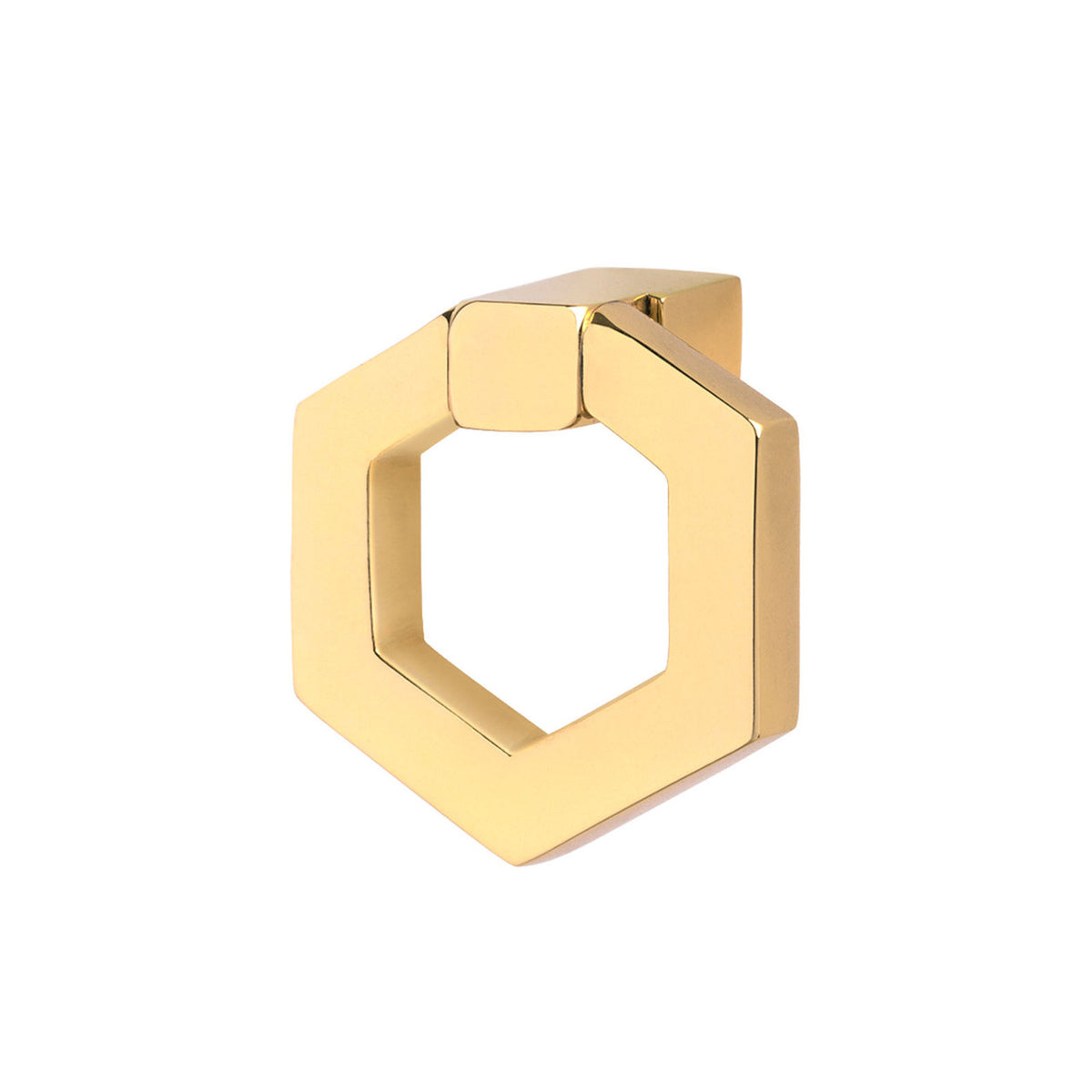 Villa & House Harper Pull, Polished Brass