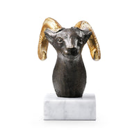 Villa & House Ram Statue, Bronze