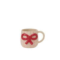 Design Shop Red Bow Mug 5"x 4"x 3.5"