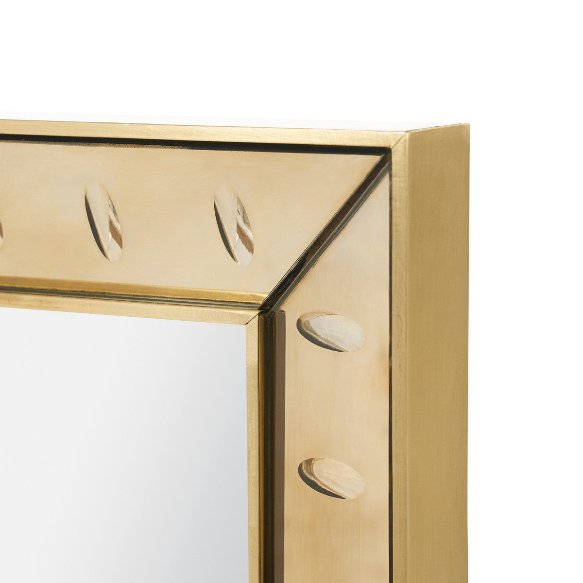 Villa & House Reese Small Mirror, Antique Champagne Mirror