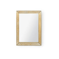 Villa & House Reese Small Mirror, Antique Champagne Mirror