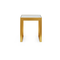 Villa & House Rialto Nesting Tables Set of 2, Gold Leaf