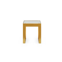 Villa & House Rialto Nesting Tables Set of 2, Gold Leaf