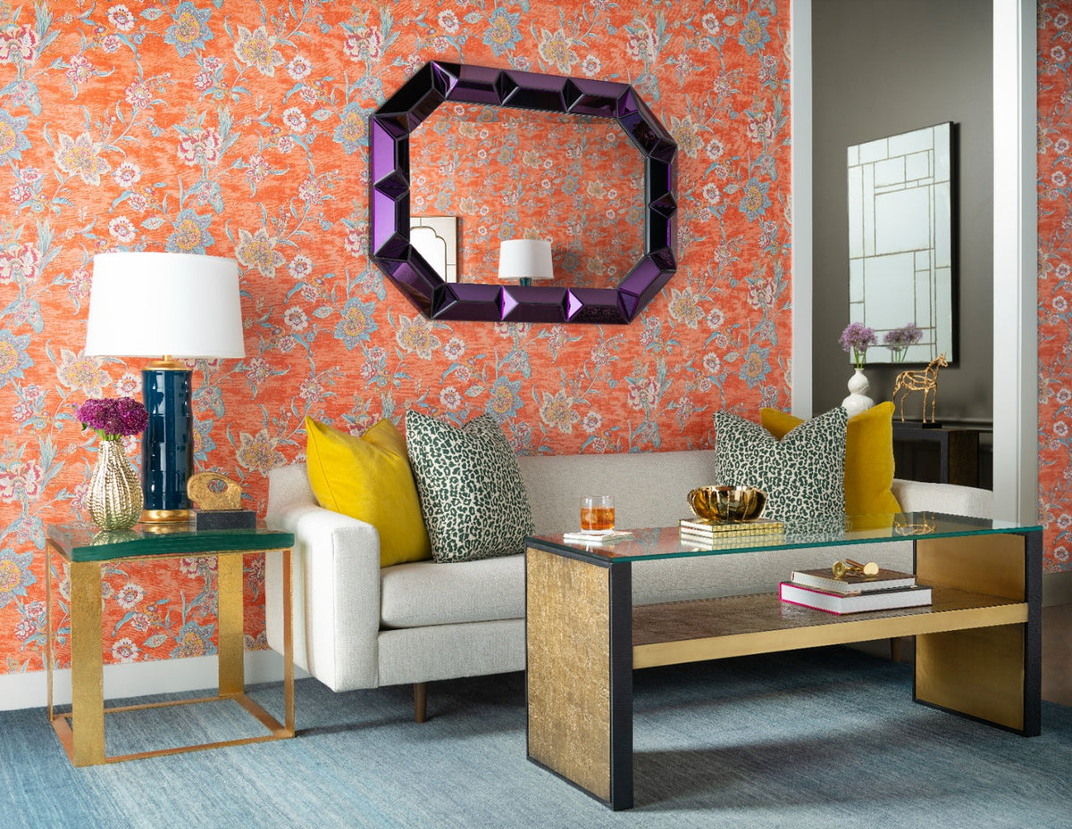 Villa & House Romano Wall  Mirror, Alexandrite Purple