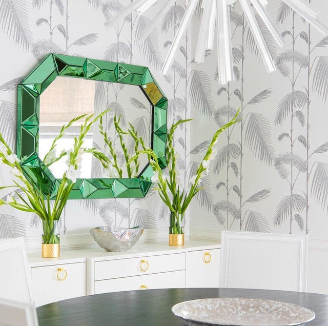 Villa & House Romano Wall  Mirror, Peridot Green