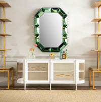 Villa & House Romano Wall  Mirror, Peridot Green
