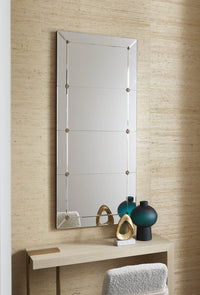 Villa & House Rosette Mirror, Clear