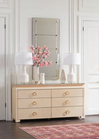 Villa & House Rosette Large Mirror, Clear