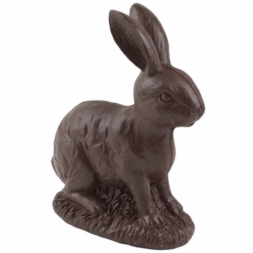 Design Shop Bunny Bunny Rabbits Easter Chocolate Faux Candy Figures Standing Brown, Set of 2