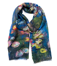 Design Shop Water Lilies Pond/ Claude Monet Scarf