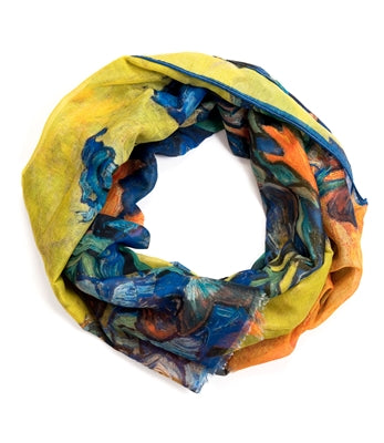 Design Shop Van Gogh Irises Scarf
