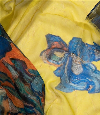 Design Shop Van Gogh Irises Scarf