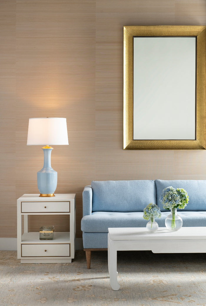 Villa & House Safira Lamp Without Shade, Sky Blue