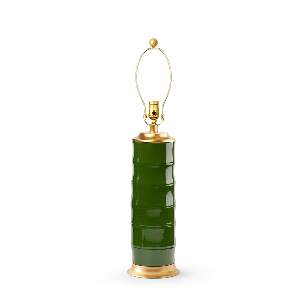 Villa & House Saigon Lamp Without Shade, Dark Green