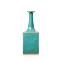 Villa & House Sandor Large Vase, Mottled Turquoise