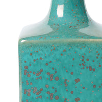 Villa & House Sandor Large Vase, Mottled Turquoise