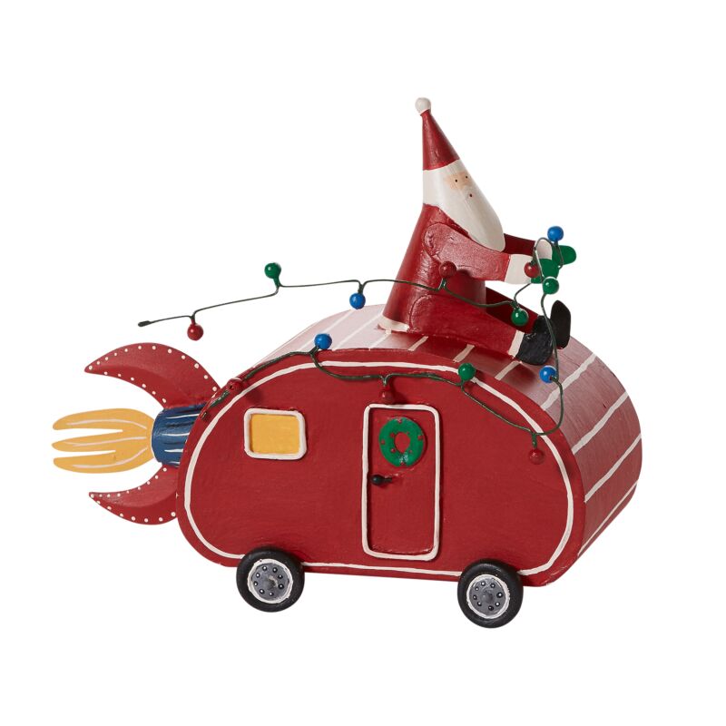 Design Shop Santa'S Camper 8.5" X 3.75" X 8"