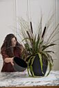 Design Shop Sasso Vase 11.75"x 5.5"x 11.75"