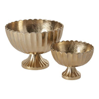 Design Shop Scallop Compote 8.5"x 6.25"