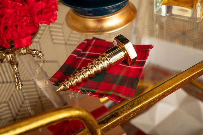 Villa & House Screw Statue, Brass