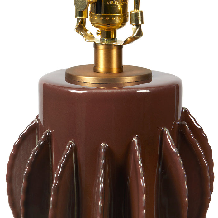 Villa & House Saguaro Lamp, Oxblood Cocoa