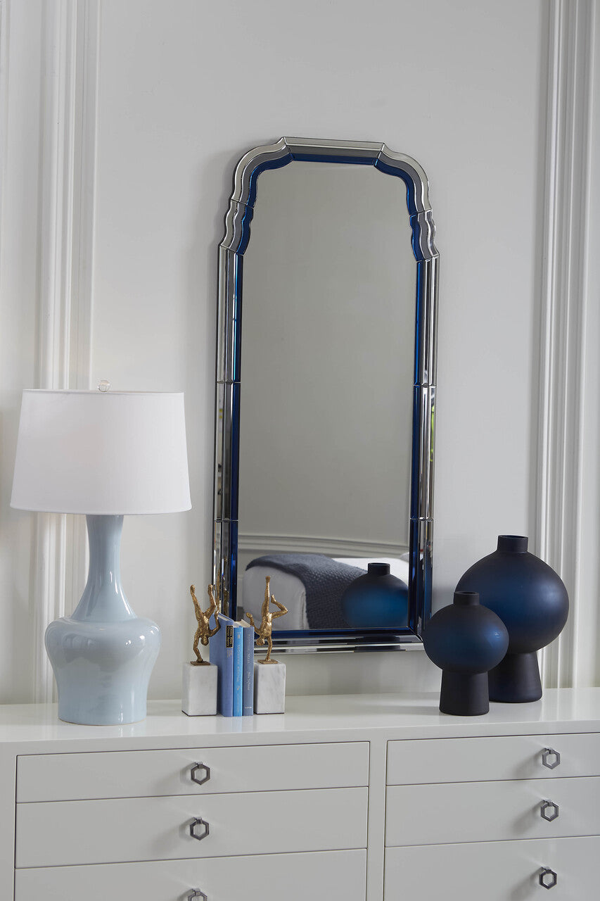 Villa & House Sharri Small Vase, Prussian Blue