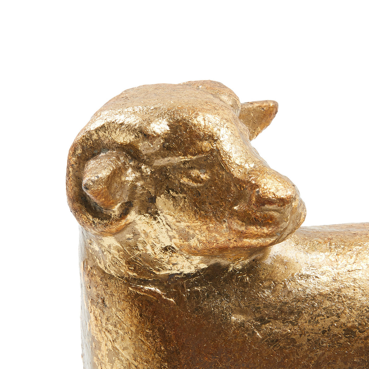 Villa & House Sheep Bookends (Pair), Gold Leaf