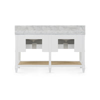 Villa & House Sienna 2-Drawer Table - Base Only, Vanilla