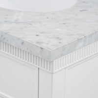 Villa & House Sienna 2-Drawer Table - Base Only, Vanilla