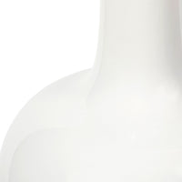 Villa & House Somerset Lamp with Shade 16-inch White Linen, with Nickel, Alpine Gleam