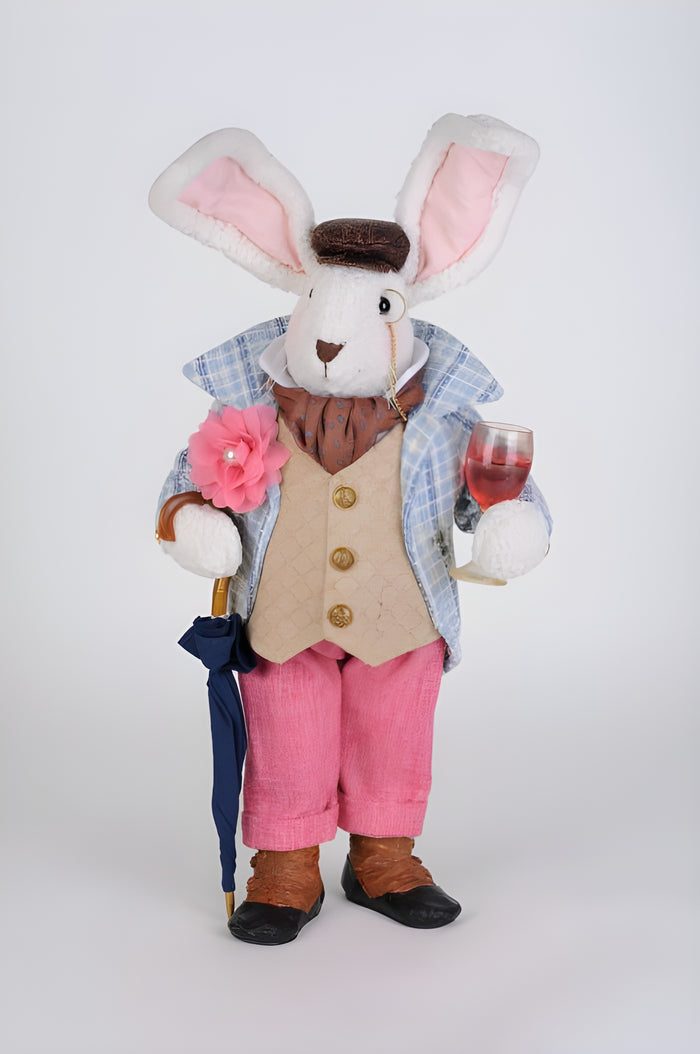 Karen Didion Strolling Wine Bunny