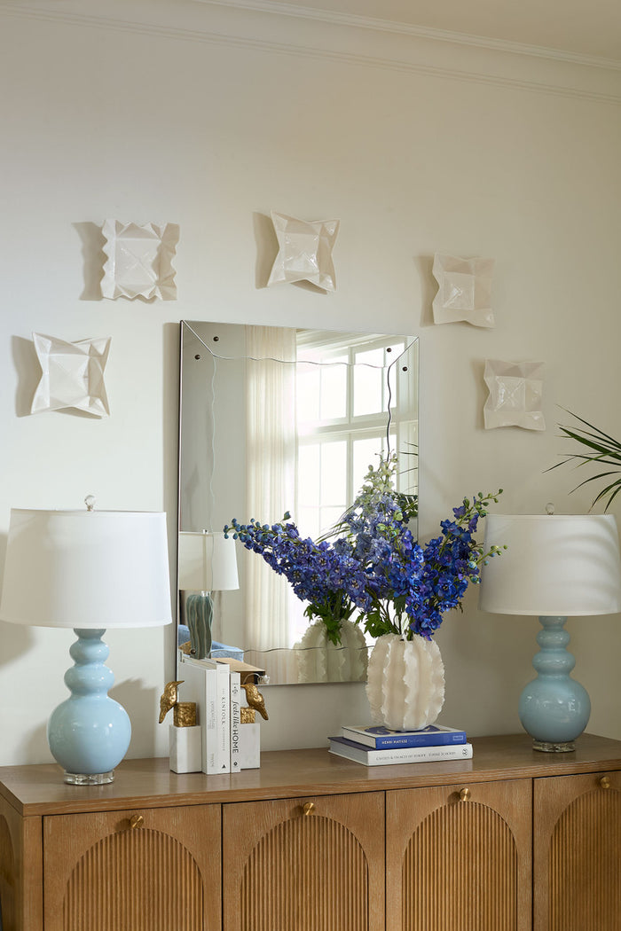 Villa & House Spring Flower Tall Vase, Blanc de Chine